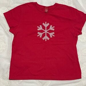 Vibrant Red Crew Neck T-Shirt